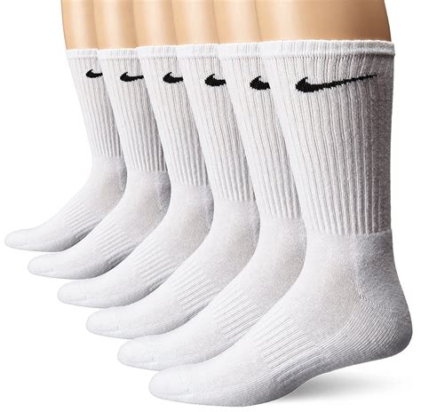 nike white socks men